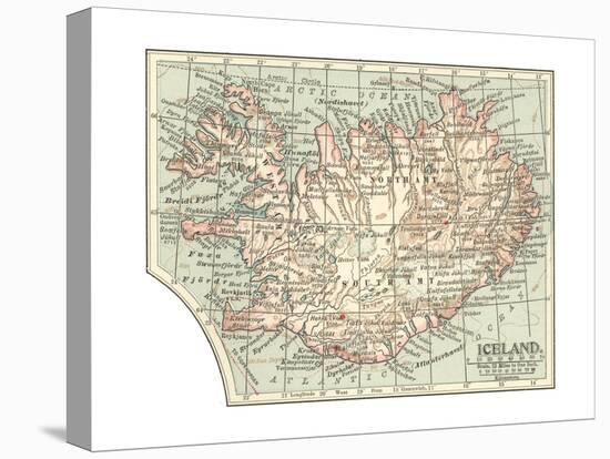 Plate 25. Inset Mape of Iceland-Encyclopaedia Britannica-Premier Image Canvas