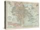 Plate 36. Map of Greece-Encyclopaedia Britannica-Stretched Canvas