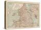 Plate 4. Map of England and Wales-Encyclopaedia Britannica-Stretched Canvas