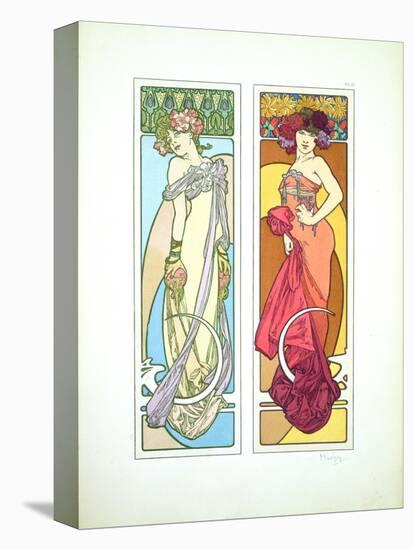 Plate 45 from 'Documents Decoratifs', 1902-Alphonse Mucha-Premier Image Canvas