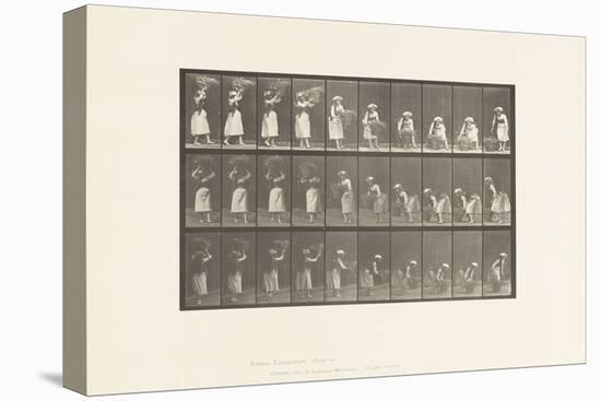 Plate 454. Taking 12-Lb Basket from Head and Placing it on Ground, 1885 (Collotype on Paper)-Eadweard Muybridge-Premier Image Canvas