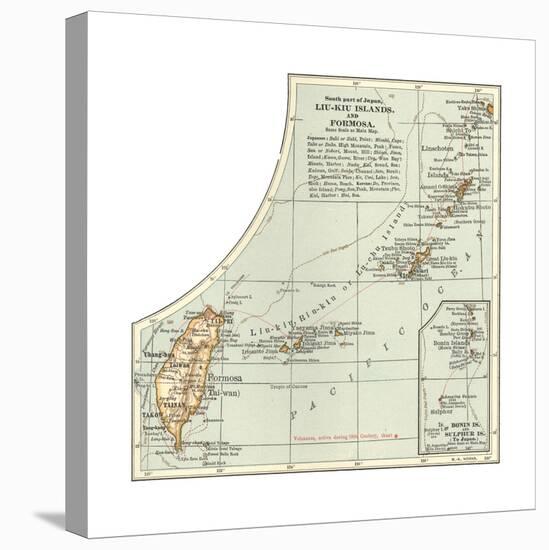 Plate 46. Inset Map of the South Part of Japan-Encyclopaedia Britannica-Premier Image Canvas