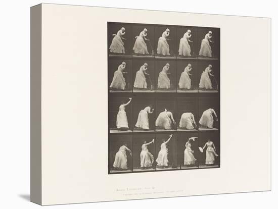 Plate 484. A, Sweeping; B, Dusting a Room, 1885 (Collotype on Paper)-Eadweard Muybridge-Premier Image Canvas