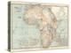 Plate 53. Map of Africa. Insets of Ascension Island-Encyclopaedia Britannica-Stretched Canvas