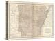 Plate 86. Map of Arkansas. United States-Encyclopaedia Britannica-Stretched Canvas