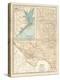 Plate 89. Map of Texas-Encyclopaedia Britannica-Stretched Canvas