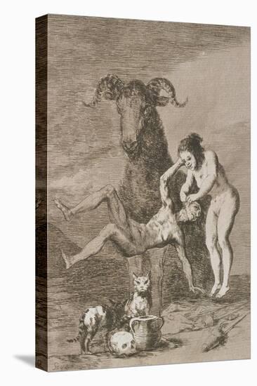 Plate from Los Caprichos, 1797-1798-Francisco de Goya-Premier Image Canvas