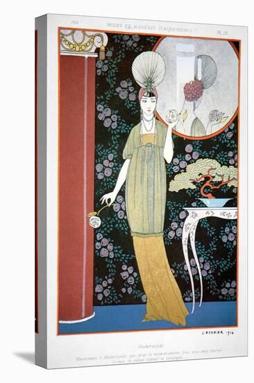 Plate from 'Modes Et Manieres' 1914 (Colour Litho)-Georges Barbier-Premier Image Canvas