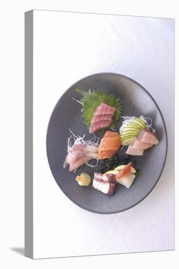 Plate of Raw Fish, Japan-Aaron McCoy-Premier Image Canvas