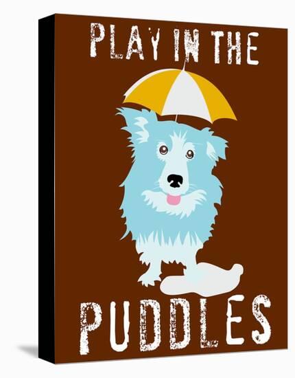 Play in the Puddles-Ginger Oliphant-Stretched Canvas