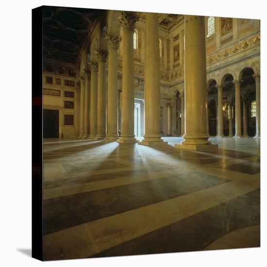 Play of Sunlight Between Columns, St. Paul Outside the Walls-Belli Pasquale-Stretched Canvas