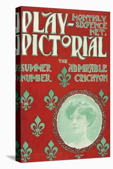 Play Pictorial Cover - J M Barrie 'The Admirable Crichton'-Hugh Thomson-Premier Image Canvas