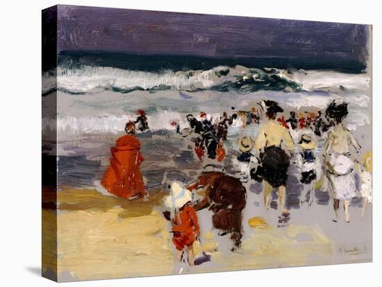 Playa de Biarritz, 1906-Joaquín Sorolla y Bastida-Premier Image Canvas