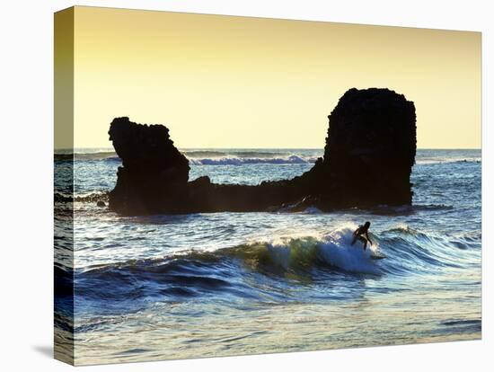 Playa El Tunco, El Salvador, Pacific Ocean Beach, Popular With Surfers, Great Waves-John Coletti-Premier Image Canvas