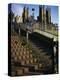 Playfair Steps and Parliament, Edinburgh, Scotland-Neale Clarke-Premier Image Canvas