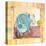 Playful Elephant-Robbin Rawlings-Stretched Canvas