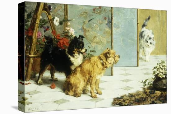 Playful Friends-Charles Van Den Eycken-Premier Image Canvas