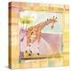 Playful Giraffe-Robbin Rawlings-Stretched Canvas