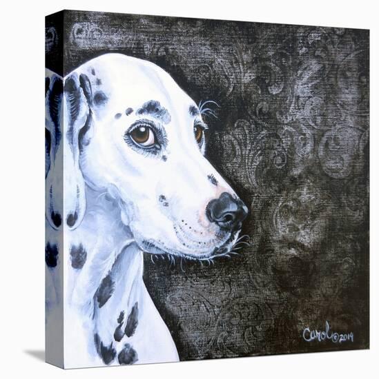 Playful Pup VI-Carol Dillon-Stretched Canvas