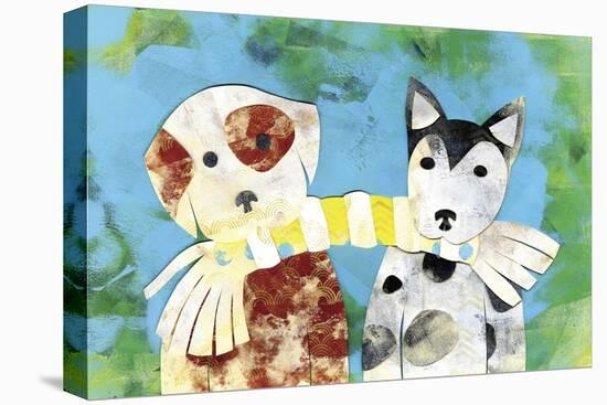 Playful Puppies-Summer Tali Hilty-Premier Image Canvas