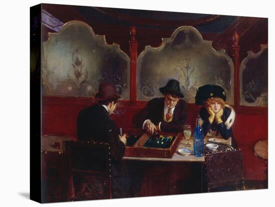 Playing Backgammon-Jean Béraud-Premier Image Canvas