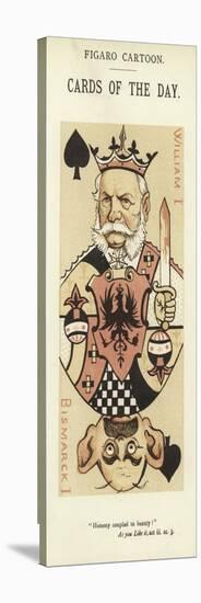 Playing Card with William I and Otto Von Bismarck-null-Premier Image Canvas