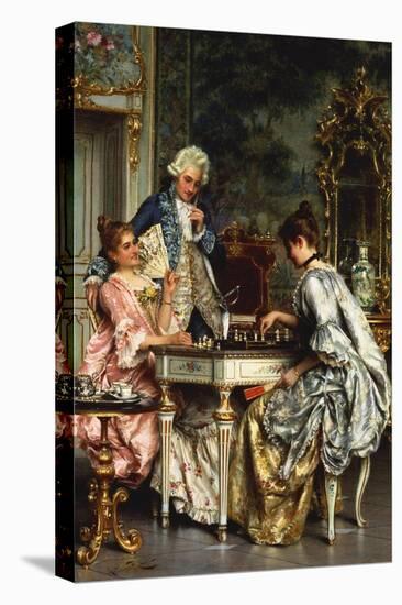 Playing Chess-Arturo Ricci-Premier Image Canvas