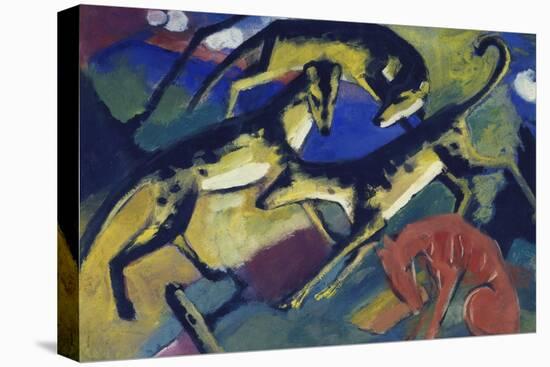 Playing Dogs, 1912-Franz Marc-Premier Image Canvas