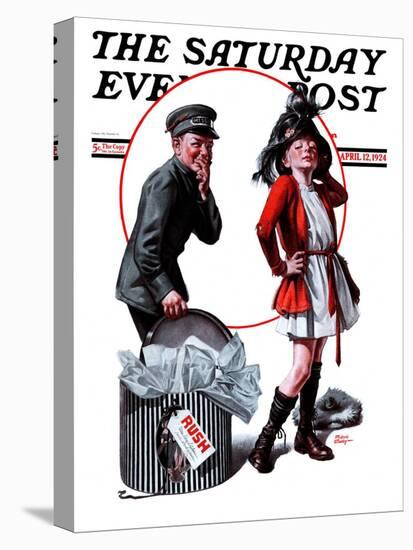 "Playing Dress-Up," Saturday Evening Post Cover, April 12, 1924-Frederic Stanley-Premier Image Canvas