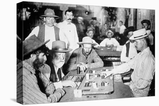 Playing Faro in a Saloon at Morenci, Arizona Territory, 1895-American Photographer-Premier Image Canvas