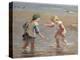 Playing in the Shallows-William Marshall Brown-Premier Image Canvas