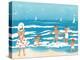 Playing in the Surf - Jack & Jill-Ann Eshner-Premier Image Canvas