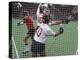 Playing Lacrosse-null-Premier Image Canvas