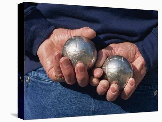 Playing Petanque, Roussillon, France, Europe-Thouvenin Guy-Premier Image Canvas