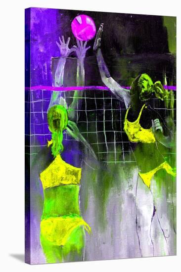 Playing Volley-Pol Ledent-Stretched Canvas