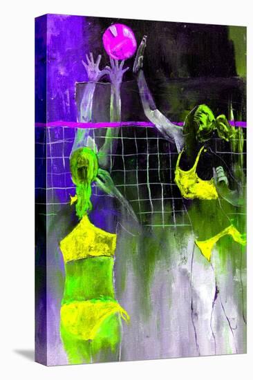 Playing Volley-Pol Ledent-Stretched Canvas