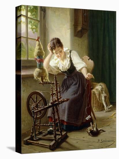 Playing with the Cat-Sondermann Herman-Premier Image Canvas