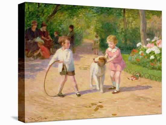 Playing with the Hoop-Victor Gabriel Gilbert-Premier Image Canvas