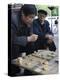 Playing Xiangqi, Chinese Chess, on the Streets of Beijing, China-Andrew Mcconnell-Premier Image Canvas