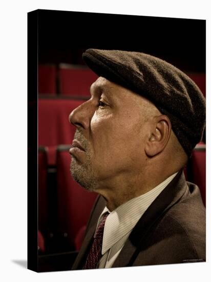 Playwright August Wilson, Photographed at the Yale Repertory Theater in New Haven, Conn-Ted Thai-Premier Image Canvas