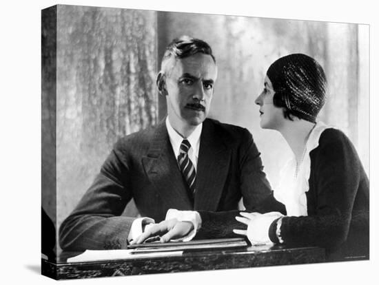 Playwright Eugene O'Neill and His Wife Carlotta Monterey-null-Premier Image Canvas