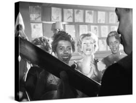 Playwright Lorraine Hansberry Enjoys Music at the Raisin in the Sun Opening Night Party at Sardis-Gordon Parks-Premier Image Canvas