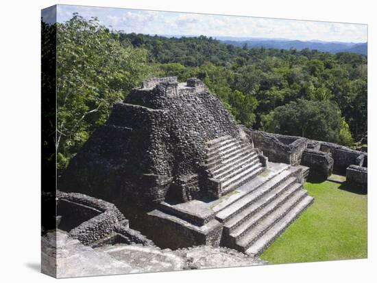 Plaza B Temple, Mayan Ruins, Caracol, Belize, Central America-Jane Sweeney-Premier Image Canvas