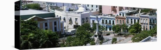 Plaza De Colon, Old San Juan, Puerto Rico, USA-null-Premier Image Canvas