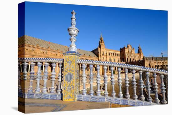 Plaza De Espana, Built for the Ibero-American Exposition of 1929, Seville, Andalucia, Spain-Carlo Morucchio-Premier Image Canvas