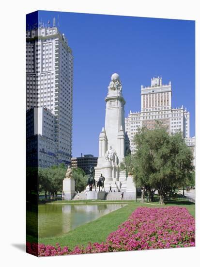 Plaza De Espana, Madrid, Spain, Europe-Hans Peter Merten-Premier Image Canvas