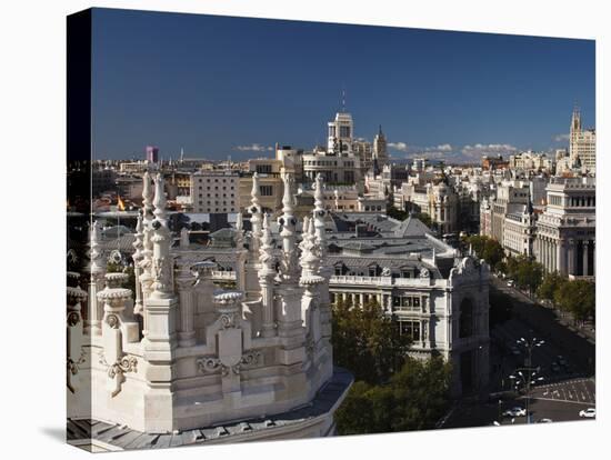 Plaza De La Cibeles, Madrid, Spain-Walter Bibikow-Premier Image Canvas