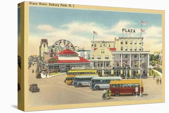 Plaza Hotel, Asbury Park, New Jersey-null-Stretched Canvas