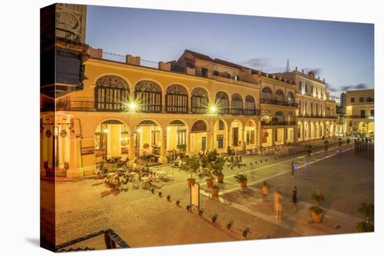 Plaza Vieja, UNESCO World Heritage Site, Havana, Cuba, West Indies, Caribbean, Central America-Angelo Cavalli-Premier Image Canvas