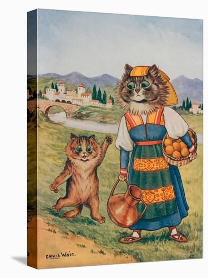 Please, I Want an Orange-Louis Wain-Premier Image Canvas